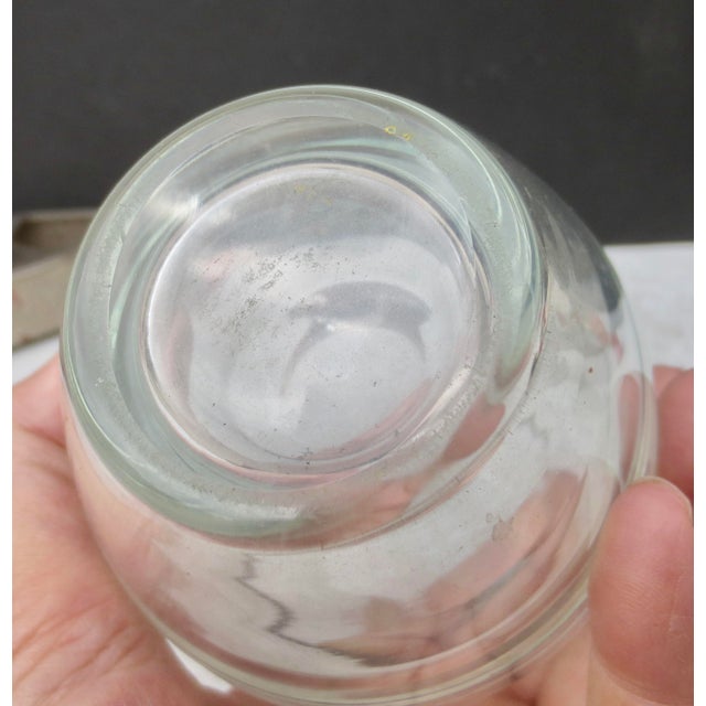 1990s Mid-Century Crystal Vase For Sale - Image 5 of 5