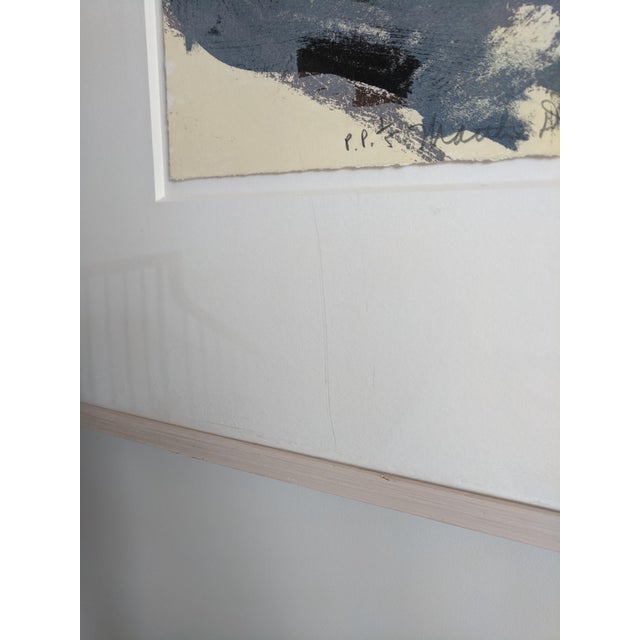 Vintage New York City Empire State Building Lithograph Framed and Signed For Sale - Image 10 of 12