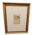Vintage French Pen & Ink Society Caricature "Les Sylvain" Signed Fazi - Custom Gilt Frame W/ Coa For Sale