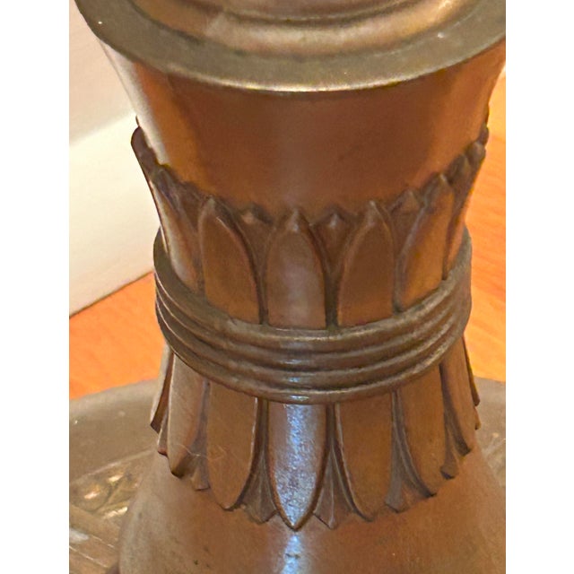 1920s Greist Mfg.Co. Art Deco Torchiere Floor Lamp For Sale - Image 11 of 11