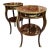 French Style Wood Side Tables - Set of 2 For Sale