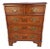 Vintage Chippendale Burled Wood Chest of Drawers For Sale