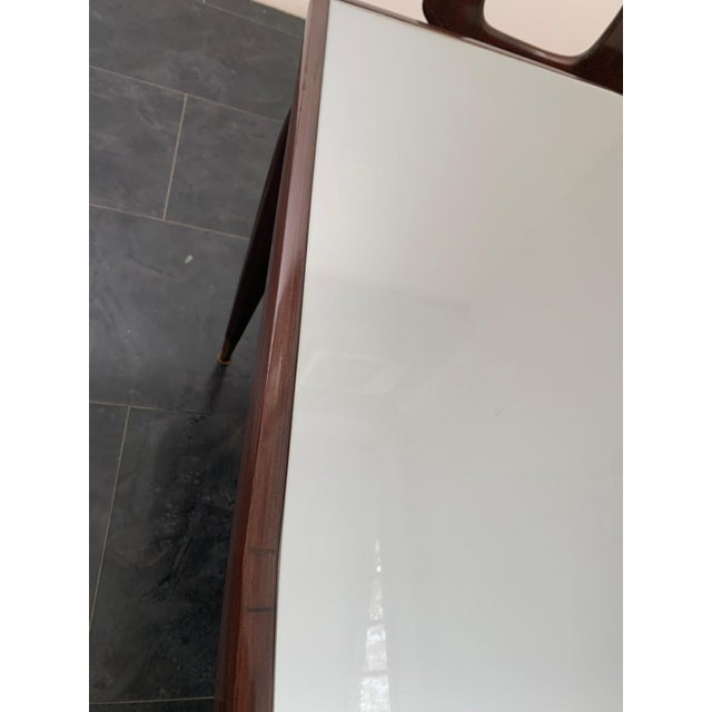 Table in Mahogany and Rosewood with Brass Tips, 1950s For Sale - Image 12 of 14