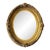 Antique Gold Gilt Oval Mirror For Sale
