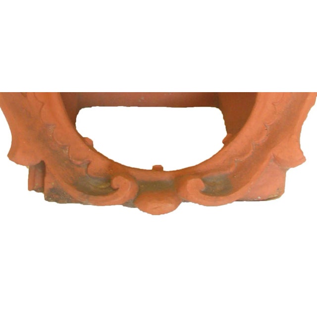 Ceramic Antique French Terracotta Architectural Salvage Element For Sale - Image 7 of 9