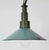 1960s Industrial Petrol Enamel Military Pendant Lamp with Cast Aluminium Top, 1960s For Sale - Image 5 of 17