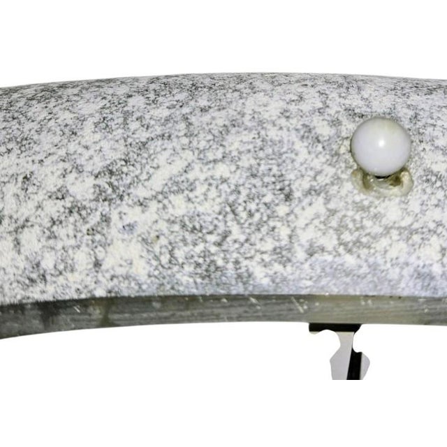 1980s Italian Seguso Murano Frosted Glass Wall Lamp For Sale - Image 9 of 11