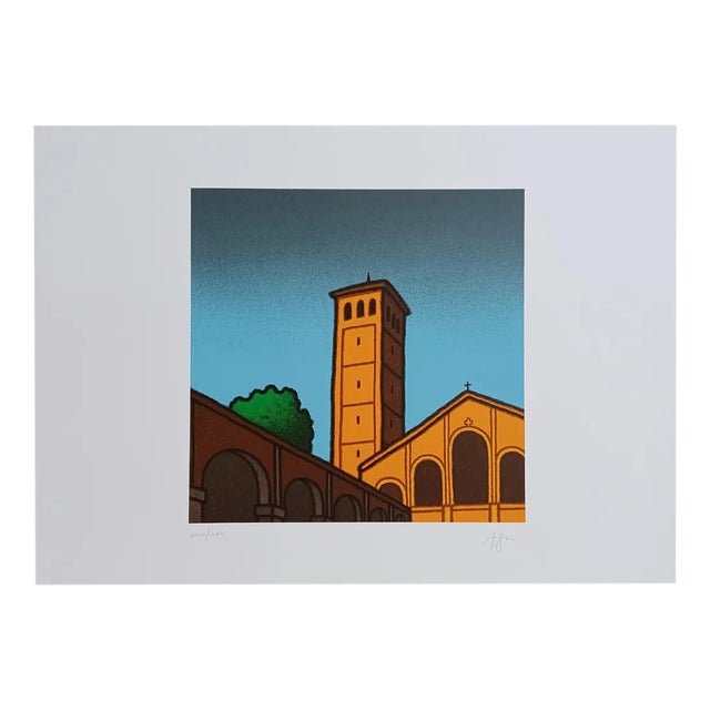 Tino Stefanoni, Sant'ambrogio, 1997, Silkscreen For Sale