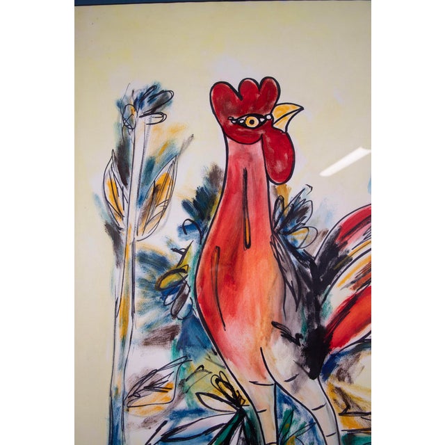 Mariano Rodríguez (1912–1990) – Gallo - 1985 - Original Mixed Media -32" x 40" About the Artist Mariano Rodríguez...