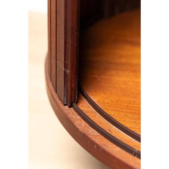 Teak Swivel Bar Cabinet, 1960s For Sale - Image 9 of 15