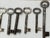 Shabby Chic 20 Vintage Skeleton Door Keys For Sale - Image 3 of 4