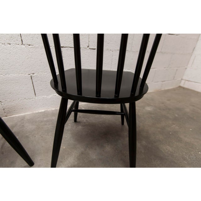 Scandinavian Black Teak Fanett Chairs by Ilmari Tapiovaara, 1960, Set of 2 For Sale - Image 11 of 18