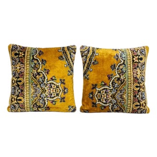 Heritage Velvet Pillow Cover 20'' X 20'' - Set of Two For Sale