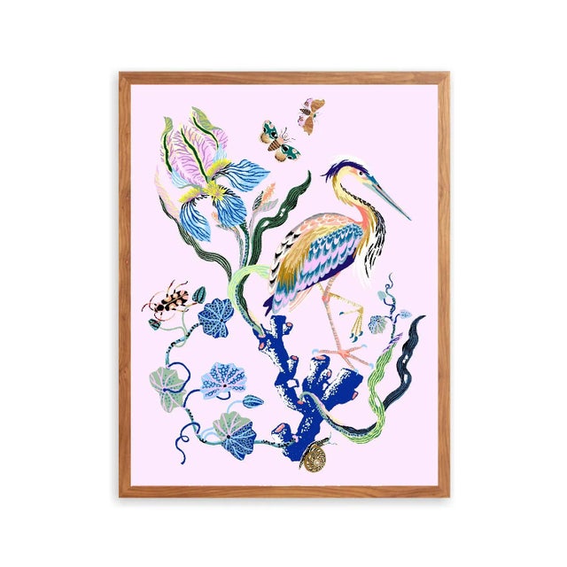 Josef Frank Lytle Beach (Shell Pink) Contemporary Giclee Print by Sarah Gordon For Sale - Image 4 of 4