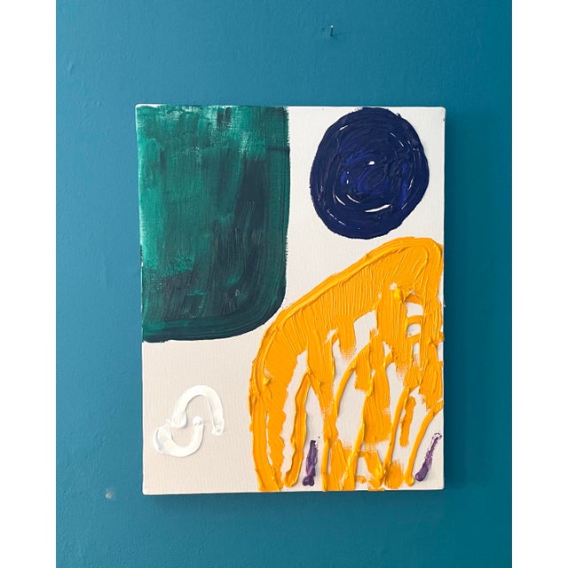 Matthew Izzo Abstract Painting, "Blocks" - Oil on Canvas (2021) For Sale - Image 4 of 4