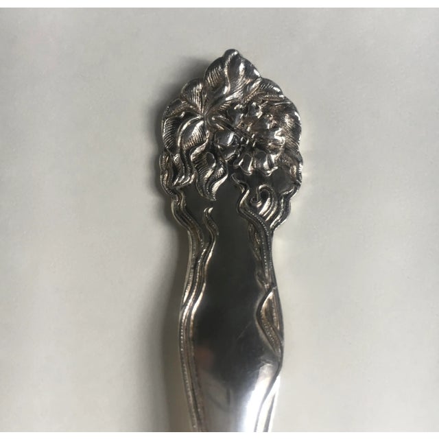 American Silver Sp Co. Silver Berry Spoon Circa 1900 For Sale - Image 9 of 13