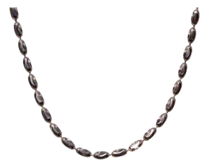 The 68th Street: Diamond Cut Specialty Chain in White Gold