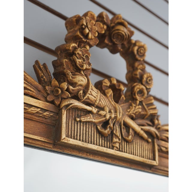 Wood Friedman Brothers French Style Giltwood Wall Mirror For Sale - Image 7 of 8