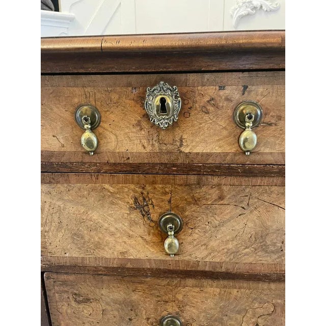 Wood Antique George I Walnut Chest of Drawers For Sale - Image 7 of 12