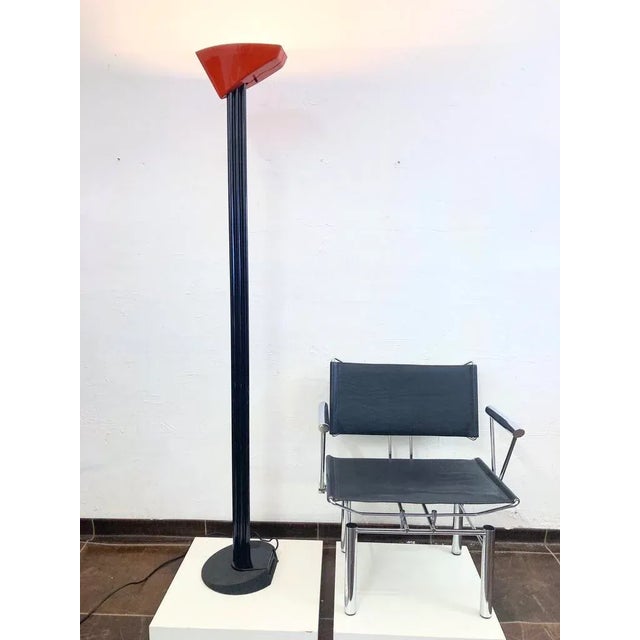Italian Halogen Floor Lamp by Bruno Gecchelin for Oluce, 1980s For Sale - Image 11 of 12