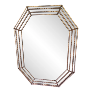 La Barge Faux Bamboo Gold Gilt Mirror