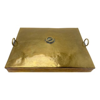 19th Century Victorian Brass Foot Warmer For Sale