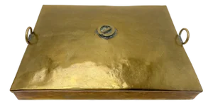 19th Century Victorian Brass Foot Warmer
