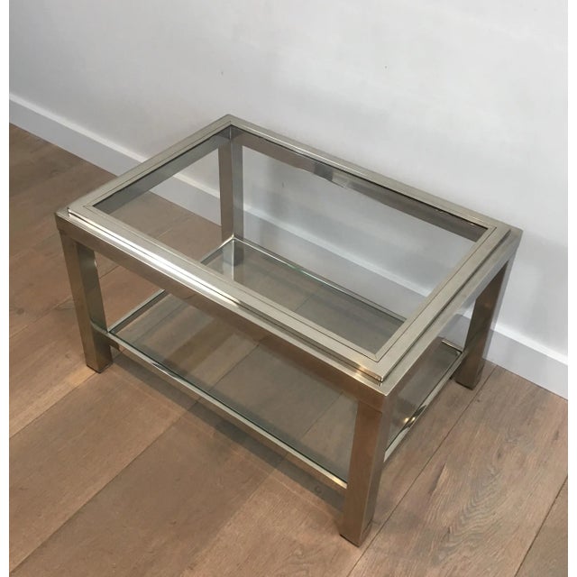 Chrome Side Tables - A Pair For Sale - Image 10 of 12