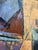 Wood Mid-Century Cubist Abstract Female Nudes Oil Painting by André Poirson For Sale - Image 7 of 11