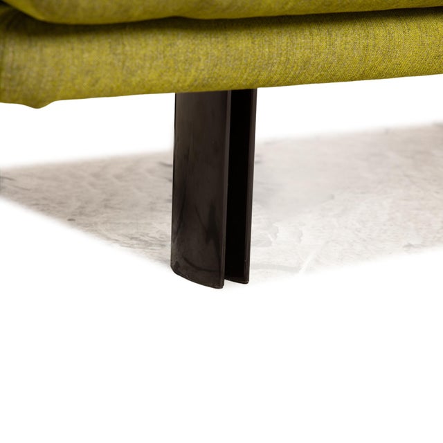 Textile B&b Italia Alanda Fabric Three Seater Green Sofa by Paolo Piva for B&B Italia / C&B Italia For Sale - Image 7 of 14