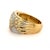 Late 20th Century Michael Bondanza 18k & Platinum Venti Ring, Size 6.25 For Sale - Image 4 of 5