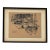 Mid-Century Style Bruce Boyd "Halibut Boats, Juneau, Alaska" Framed Graphic Maritime Print. For Sale