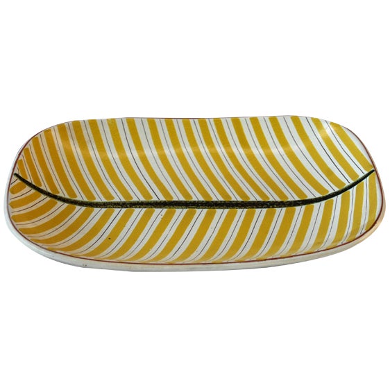 Hand Painted Bowl by Stig Lindberg for Gustavsberg, Sweden, 1950s For Sale