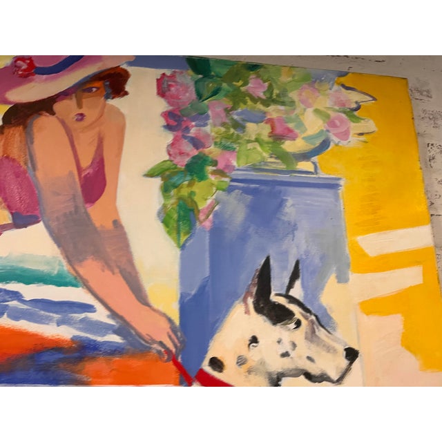 Post Impressionist Original Vladimir Umansky (B. 1948) Fine Art Painting – Dated 1997 For Sale - Image 3 of 11