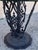 Vintage Hollywood Regency Curule Chair Wrought Iron Round Dining Set - 5 Pc Set For Sale In Philadelphia - Image 6 of 12