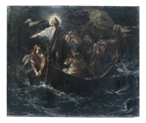 Christ's Miracle, Tiberiad, 1888, Oil on Canvas