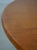 Tiger Maple Benchmade Round Dining Table For Sale In Philadelphia - Image 6 of 12
