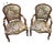 Early 19th Century Mahogany Fauteuil Romeo & Juliet Tapestry Armchairs For Sale