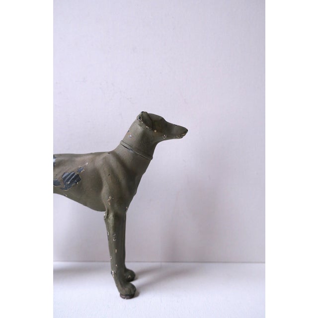 Dog Sculpture Decorative Object in Art Deco Style For Sale - Image 4 of 9