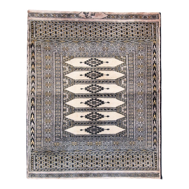 Vintage Pakistani Bokhara Rug For Sale
