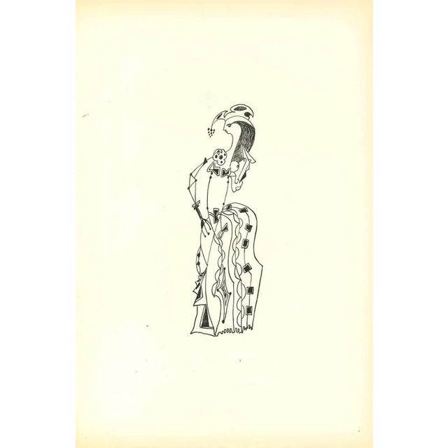 Composition Of Diodora is an original Lithography realized by Bruno Capacci in 1950. The artwork is part of an edition in...