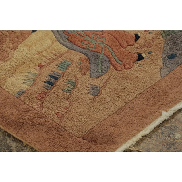 Vintage Chinese Pictorial Runner With Eight Immortals Design in Pastels - Rug & Kilim For Sale In New York - Image 6 of 9