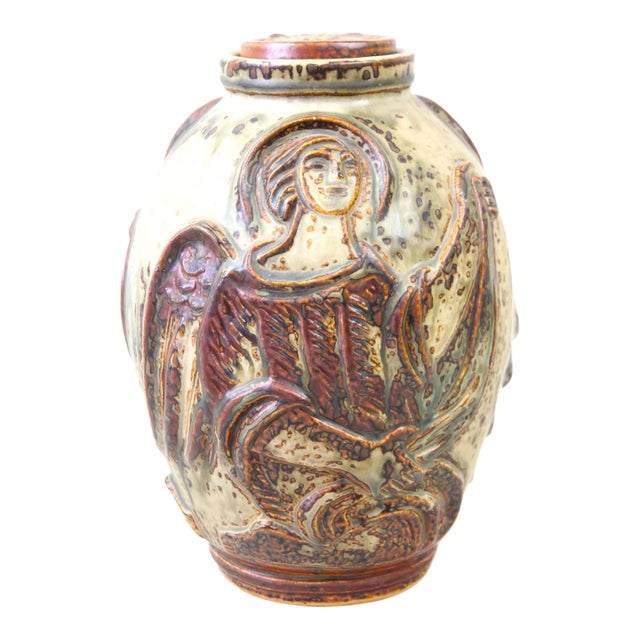 Mid 20th Century Royal Copenhagen Decorative Lidded Jar For Sale