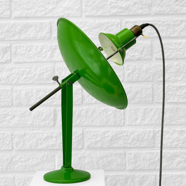 Metal Scandinavian Modernist Spotlight Studio Lamp, Sweden, 1930s For Sale - Image 7 of 15