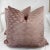 Bargello Stripe Chenille in Rose 22" Pillows-A Pair For Sale - Image 4 of 4