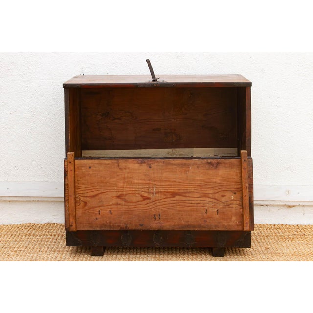 Asian Antique Josean Heirloom, Large Antique Bandaji Chest For Sale - Image 3 of 10