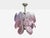 Mid-Century Modern Mid-Century Modern, Purple Shell Motif Murano Glass, Pendant Light, 1960s For Sale - Image 3 of 8