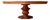 Vintage Custom Monumental Carved Pedestal Dining Table For Sale