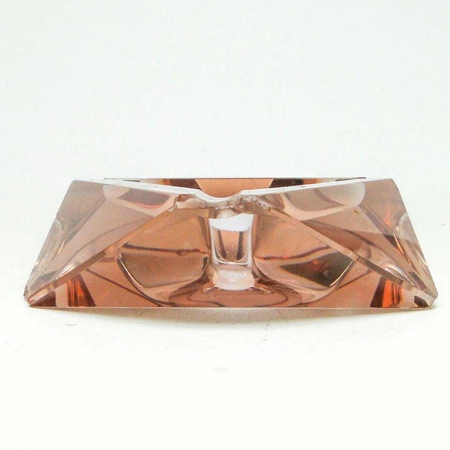 Art Deco Ashtray attributed to Moser, Former Czechoslovakia, 1950s For Sale - Image 4 of 5