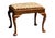 18th Century 18th Century Queen Anne Mahogany Footstool With Needlepoint Seat For Sale - Image 5 of 5
